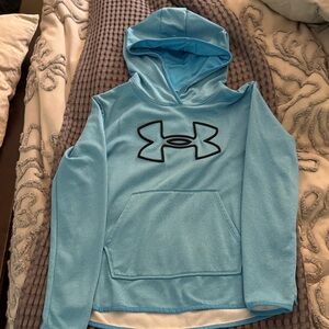 Under Armour Light Blue Pullover Hoodie